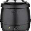 Buffalo Soepketel 10 Liter - Verstelbare Warmteregelaar - Zwart
