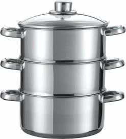 Merkloos Imperial Kitchen Stoompan - 20 Cm - 3 Delig - 21 X 26cm -Kookpannen Verkoopwinkel 1083x1200 1