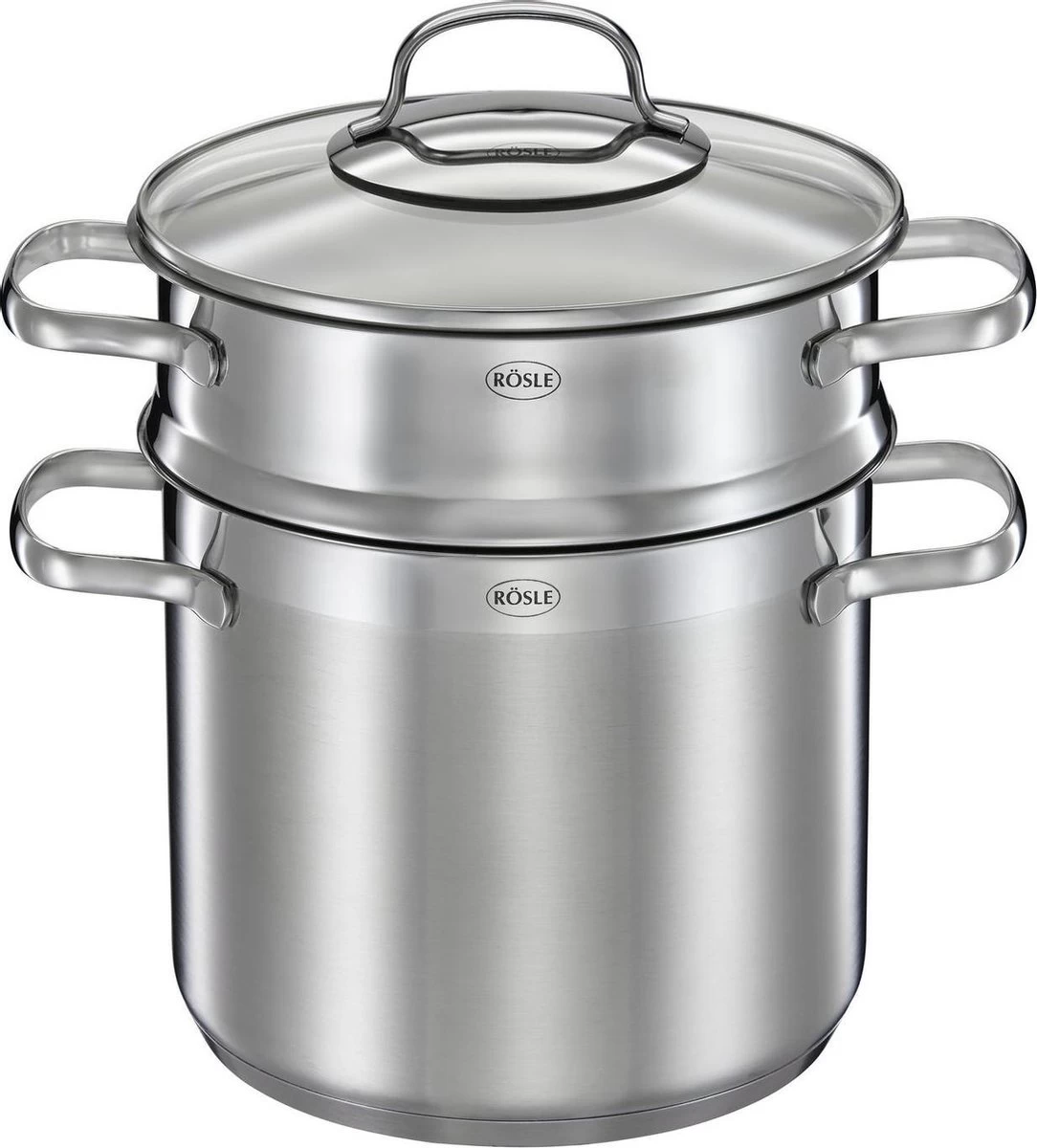 Pastapan Met Deksel, 20 Cm - Rösle | Elegance 1 Pastapan Met Deksel, 20 Cm - Rösle | Elegance