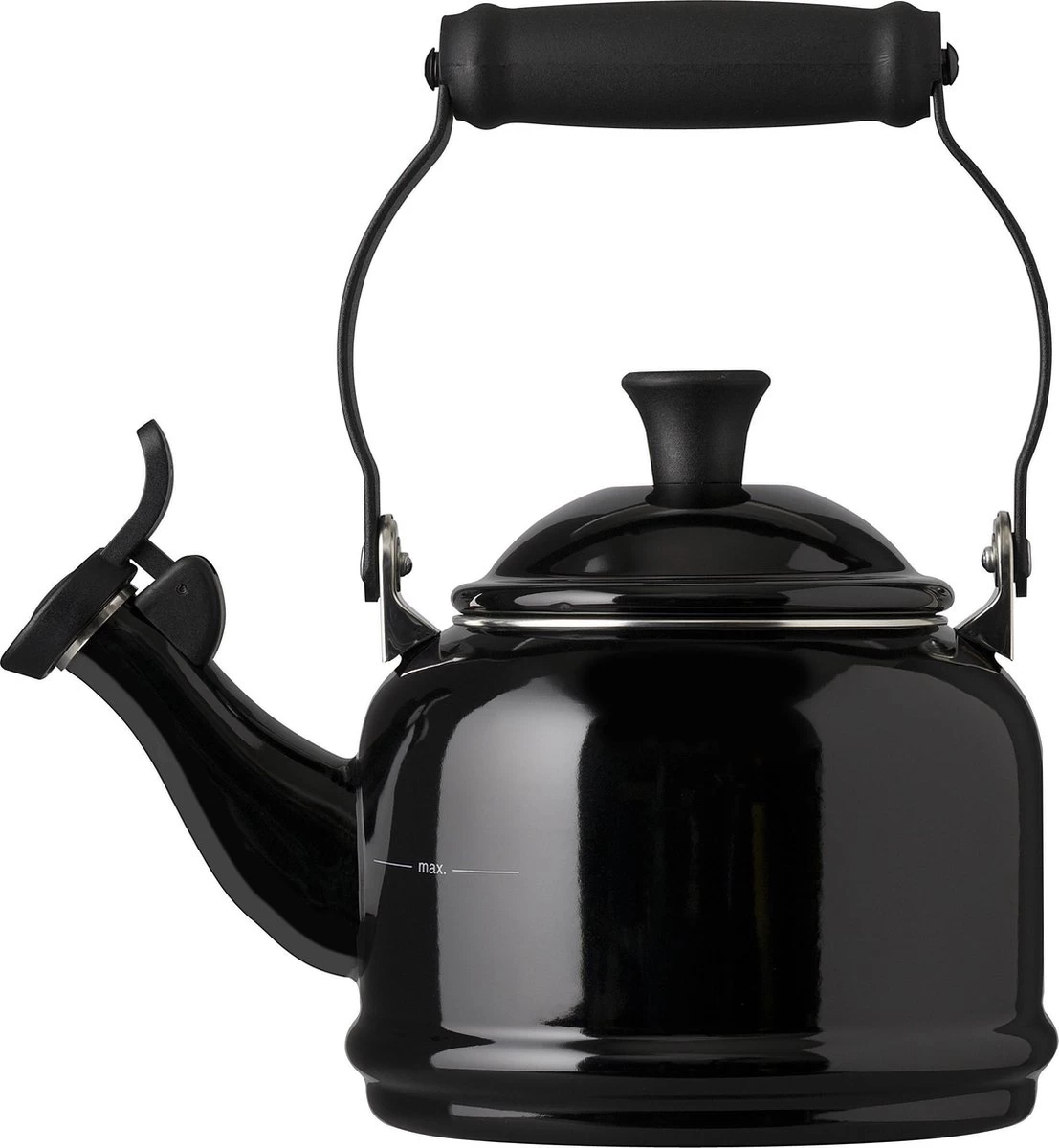 Le Creuset Demi Fluitketel - 1,1 L - Ebbenzwart 1 Le Creuset Demi Fluitketel - 1,1 L - Ebbenzwart
