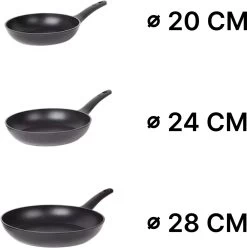 Masterchef Koekenpannen | 3-Delige Koekenpannenset | Inclusief 3 Inclusief Signature Collection Masterchef Messen | Ø 20, 24 En 28 Cm | Geschikt Voor Verschillende Warmtebronnen | Inductie, Elektrisch, Gas En Keramisch Pannenset | Vrij Van PFOA 5 Masterchef Koekenpannen | 3-Delige Koekenpannenset | Inclusief 3 Inclusief Signature Collection Masterchef Messen | Ø 20, 24 En 28 Cm | Geschikt Voor Verschillende Warmtebronnen | Inductie, Elektrisch, Gas En Keramisch Pannenset | Vrij Van PFOA -Kookpannen Verkoopwinkel 1193x1200 1