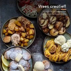 Ocina Poffertjespan Accessoires Set - Doseerfles - Poffertjes Spuitfles - 6x Poffertjes Vork - Kwast - Siliconen Kwast - Bakkwast - Gratis Poffertjes E-Book -Kookpannen Verkoopwinkel 1198x1200 6