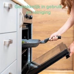 Coninx Grillpan 28CM - Steakpan - Afneembare Handgreep - PFAS-vrij - Grijs -Kookpannen Verkoopwinkel 1199x1200 3