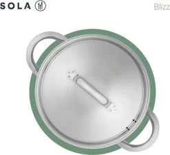 Sola Pannenset Blizz - 4 Delig - Ø Cm - Zilver - RVS - Sandwichbodem 20 Sola Pannenset Blizz - 4 Delig - Ø Cm - Zilver - RVS - Sandwichbodem -Kookpannen Verkoopwinkel 1200x1098