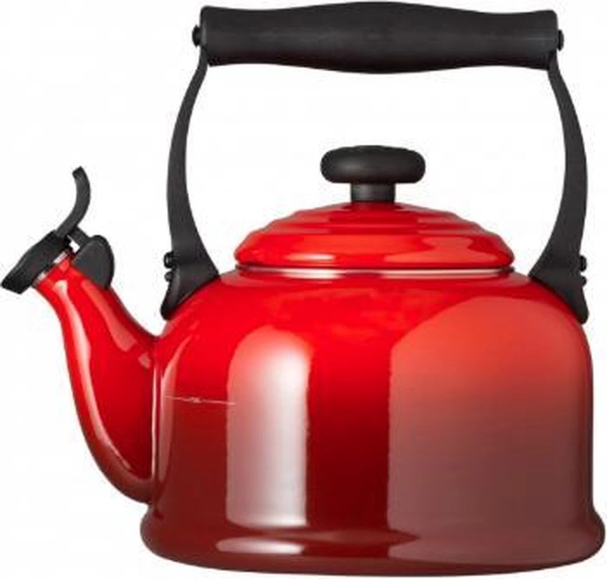 Le Creuset Tradition Fluitketel - 2.1 L - Kersenrood 4 Le Creuset Tradition Fluitketel - 2.1 L - Kersenrood - Afbeelding 4