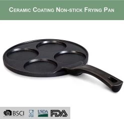 Pancake Pannenkoekenpan 4 Kop Marmeren Anti Aanbaklaag -Kookpannen Verkoopwinkel 1200x1153 3