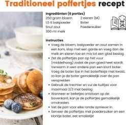 Kicinn Poffertjespan - Poffertjesmaker - Poffertjespan Inductie - Ø 24 Cm - 19 Poffertjes - Inclusief Handvaten -Kookpannen Verkoopwinkel 1200x1194 3