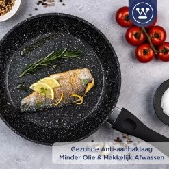 Westinghouse Koekenpan Inductie - Ø 28 Cm - Zwart Marmer -Kookpannen Verkoopwinkel 1200x1200 104