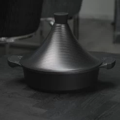 BIKO | Luxe Aluminium Tajine Inductie| Tagine | Geschikt Voor 4-8 Personen - Inductie - Zwart -Kookpannen Verkoopwinkel 1200x1200 234