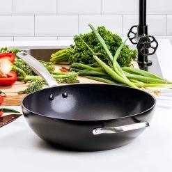 GreenPan Copenhagen Wok Met Extra Handvat 30cm/4.8L -Kookpannen Verkoopwinkel 1200x1200 280