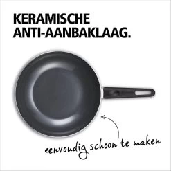 BRABANTIA INDU+ Wokpan - Keramische Antiaanbaklaag - Ø 28 Cm - Inductie - Pfas Vrij -Kookpannen Verkoopwinkel 1200x1200 300