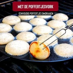 Rednas Poffertjespan Pakket - Incl. Luxe Giftbox - Incl.Bakkwast/Vork/Doseerfles - RVS/Gietijzer -Kookpannen Verkoopwinkel 1200x1200 324