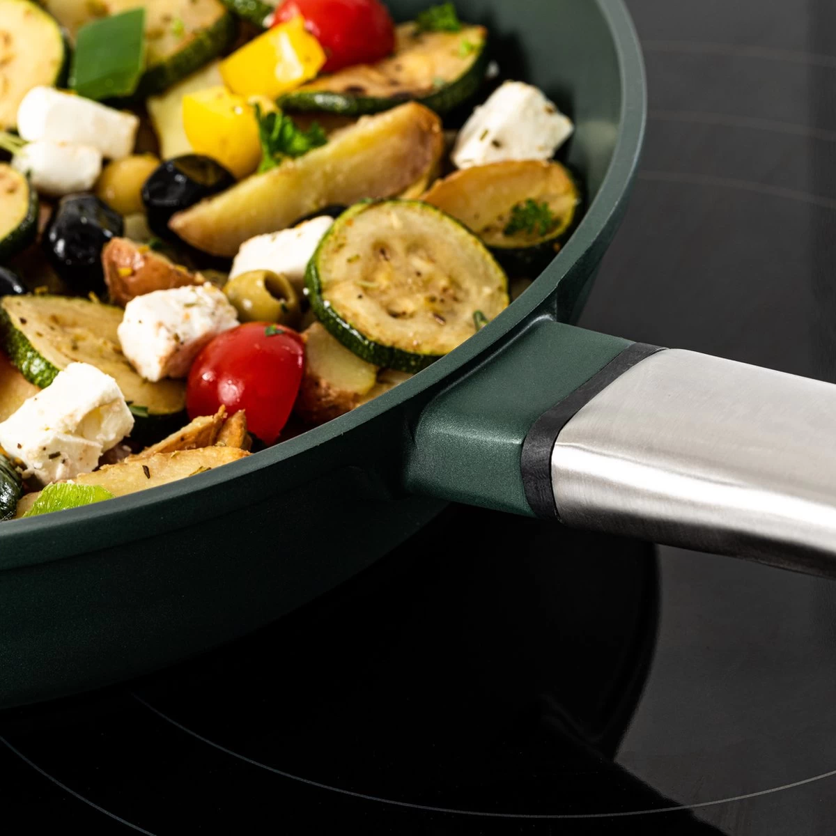 Westinghouse Performance Series - 12-delige Pannenset - Groen - 8 Pannen - Complete Pannenset - Geschikt Inductie En Alle Andere Warmtebronnen 7 Westinghouse Performance Series - 12-delige Pannenset - Groen - 8 Pannen - Complete Pannenset - Geschikt Inductie En Alle Andere Warmtebronnen - Afbeelding 7