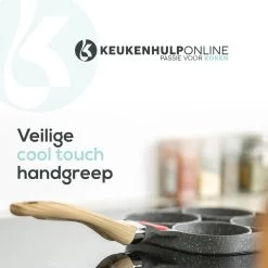 Culistar Pannenkoekenpan Inductie - Pancake Pan - Omeletpan - Omeletmaker - Eierpan - Inclusief Receptenboekje -Kookpannen Verkoopwinkel 1200x1200 385