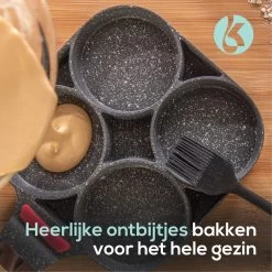 Culistar Pannenkoekenpan Inductie - Pancake Pan - Omeletpan - Omeletmaker - Eierpan - Inclusief Receptenboekje -Kookpannen Verkoopwinkel 1200x1200 390