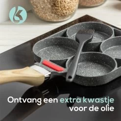 Culistar Pannenkoekenpan Inductie - Pancake Pan - Omeletpan - Omeletmaker - Eierpan - Inclusief Receptenboekje -Kookpannen Verkoopwinkel 1200x1200 391
