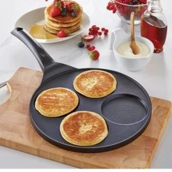 Kadirelli - Pannenkoekenpan - Pancake Maker - Pannenkoekenmaker - Marmeren Anti Aanbaklaag - Geschikt Voor 4 Stuks -Kookpannen Verkoopwinkel 1200x1200 400