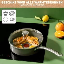 Tefal Renew+ Keramische Hapjespan - Ø 24 Cm - Met Deksel -Kookpannen Verkoopwinkel 1200x1200 474