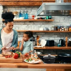 BIKO - Smile Pannen 8 Delige Pannenset - Braadpan - Zwart -Kookpannen Verkoopwinkel 1200x1200 50