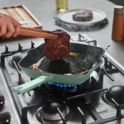 Springlane Gietijzeren Grillpan Mint, 26 Cm -Kookpannen Verkoopwinkel 1200x1200 507