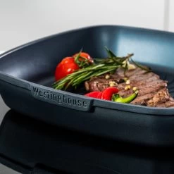 Westinghouse Performance Series - Grillpan Inductie 28cm - Luxe Grillpan - Blauw - Steakpan - Geschikt Voor Alle Warmtebronnen Inclusief Inductie En Ovenbestendig -Kookpannen Verkoopwinkel 1200x1200 536