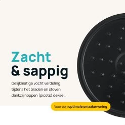 MOA Gietijzeren Braadpan - Inhoud 4,75 Liter - 26CM - Rond - Alle Warmtebronnen - Ook Voor Inductie - Gewicht 5,8 Kg - Bordeaux Rood - MC26BR -Kookpannen Verkoopwinkel 1200x1200 570