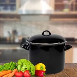 Orange85 Soeppan - Stamppot Pan - Inductie - Zwart - 8 Liter - Staal - Alle Warmtebronnen -Kookpannen Verkoopwinkel 1200x1200 630