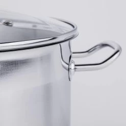 Haushalt Soeppan Met Glazen Deksel - 10 Liter- RVS -Kookpannen Verkoopwinkel 1200x1200 633