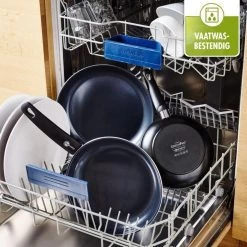 GreenPan Cambridge Steelpan 16cm - Zwart - Inductie - PFAS-vrij -Kookpannen Verkoopwinkel 1200x1200 674