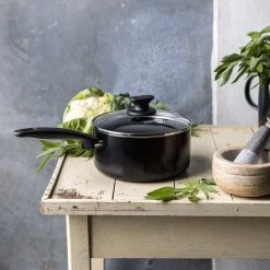 GreenPan Cambridge Steelpan 16cm - Zwart - Inductie - PFAS-vrij -Kookpannen Verkoopwinkel 1200x1200 676