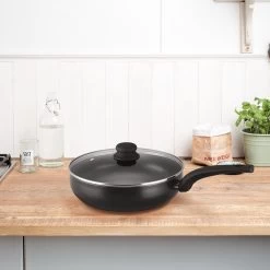 Brabantia Antikleef Hapjespan Met Deksel 28cm - Sauté Pan -Kookpannen Verkoopwinkel 1200x1200 703