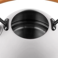 Florina Natura Line Fluitketel RVS Mat Grijs 2.3 Liter - Geschikt Voor Alle Warmtebronnen - Scandinavische Stijl - Massief Houten Handvat -Kookpannen Verkoopwinkel 1200x1200 757