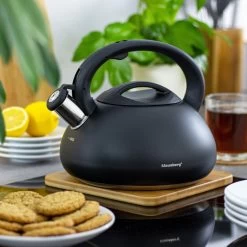 Fluitketel Waterkoker Mat Zwart 2.7 L ‘’Black Amethyst‘’ RVS – Inductie - Vatwasser -Kookpannen Verkoopwinkel 1200x1200 761