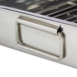 Relaxdays Braadslede Met Rooster - Edelstaal - Ovenschaal - Braadpan - Braadslee - Zilver - L -Kookpannen Verkoopwinkel 1200x1200 772