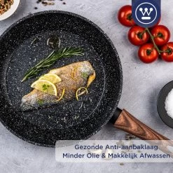 Westinghouse Koekenpan Inductie - Ø 30 Cm - Zwart Marmer - Speciale Editie -Kookpannen Verkoopwinkel 1200x1200 87