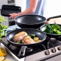 GreenPan Memphis Koekenpannenset - 3-delig - Zwart - Inductie - PFAS-vrij -Kookpannen Verkoopwinkel 1200x1200 97