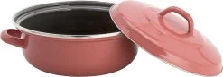 Lite-Body - Magnus Braadpan 24cm/2,5l Met Deksel - Emaille - Oud Roze - Inductie -Kookpannen Verkoopwinkel 1200x416