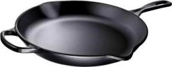 Le Creuset - Gietijzeren Ronde Skillet In Mat Zwart 23cm -Kookpannen Verkoopwinkel 1200x472