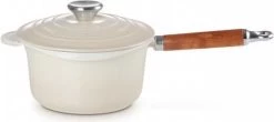 Le Creuset Steelpan - Met Deksel - Tradition - Meringue - ø 18 Cm / 1.8 Liter -Kookpannen Verkoopwinkel 1200x535