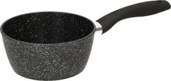 5Five - Steelpan/sauspan - Alle Kookplaten Geschikt - Zwart - D16 Cm
