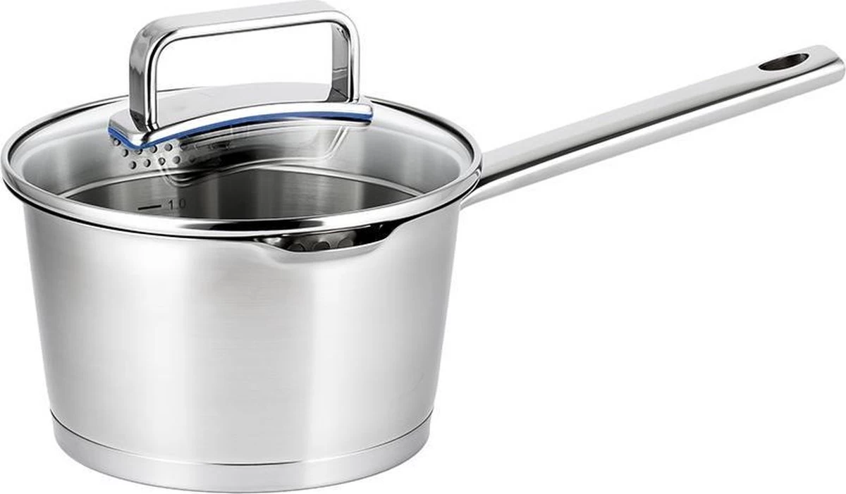 Sola Pannenset Diamond - 4 Delig - Ø 16,16,18,20 Cm - Zilver - RVS - Sandwichbodem 6 Sola Pannenset Diamond - 4 Delig - Ø 16,16,18,20 Cm - Zilver - RVS - Sandwichbodem - Afbeelding 6