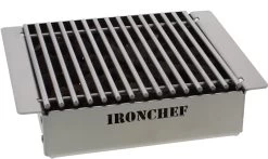 IRONCHEF Lavastenen Grill - Geschikt Voor Gasfornuis - Barbecue - BBQ - Grillplaat - Grilplaat - Bakplaat - Grillpan
