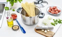 BK Flow Cool Pannenset - 9-delig - Veilig Afgietsysteem - Inductie -Kookpannen Verkoopwinkel 1200x720 1