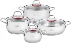 Karaca Emirgan Pannenset - 8 Delig - Geschikt Voor Inductie -Kookpannen Verkoopwinkel 1200x730 1