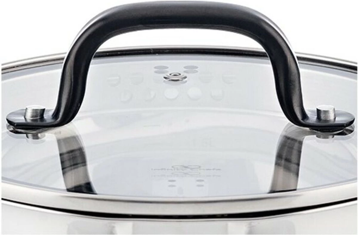 Bergner Infinity Chefs Kookpan 28 Cm - 9.0 L 2 Bergner Infinity Chefs Kookpan 28 Cm - 9.0 L - Afbeelding 2