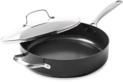 GreenPan Copenhagen Stoofpan Met Deksel En Extra Handvat 28cm/4.3L