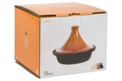 Cosy & Trendy Tajine Zwart / Oranje - Gietijzeren Schaal - Ø25cm - Geschikt Voor Inductie -Kookpannen Verkoopwinkel 1200x799 55