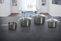 BK Bistro Pannenset - 4-delig - RVS - Glazen Deksel - Inductie -Kookpannen Verkoopwinkel 1200x800 12