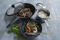 Sola Wokpan Fair Cooking - Ø 30 Cm - Zwart/wit - Aluminium - Antiaanbaklaag -Kookpannen Verkoopwinkel 1200x800 62