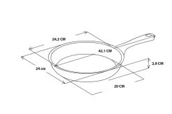 GreenPan Essentials Pannenkoekenpan 24cm - Zwart - Inductie - PFAS-vrij 14 GreenPan Essentials Pannenkoekenpan 24cm - Zwart - Inductie - PFAS-vrij -Kookpannen Verkoopwinkel 1200x800 85